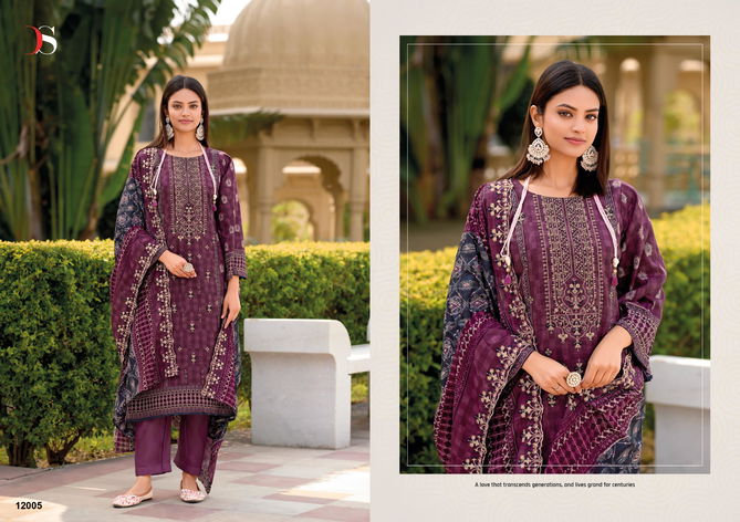 Bin Saeed 12 By Deepsy Pure Cotton Embroidery Pakistani Salwar Suit Suppliers In India